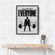 Outwork Everyone – Success Mindset Wall Art 