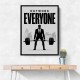 Outwork Everyone – Success Mindset Wall Art 