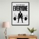 Outwork Everyone – Success Mindset Wall Art 