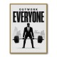 Outwork Everyone – Success Mindset Wall Art 