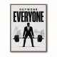 Outwork Everyone – Success Mindset Wall Art 