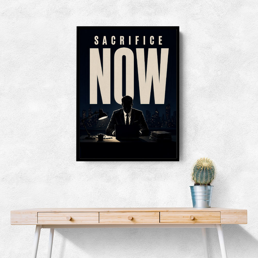 Sacrifice Now – Late Night Hustle Poster 