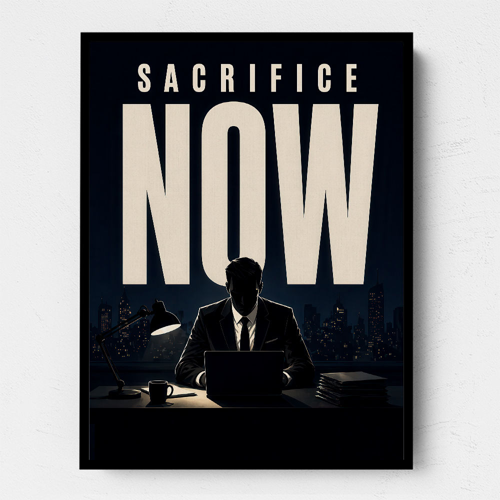Sacrifice Now – Late Night Hustle Poster 