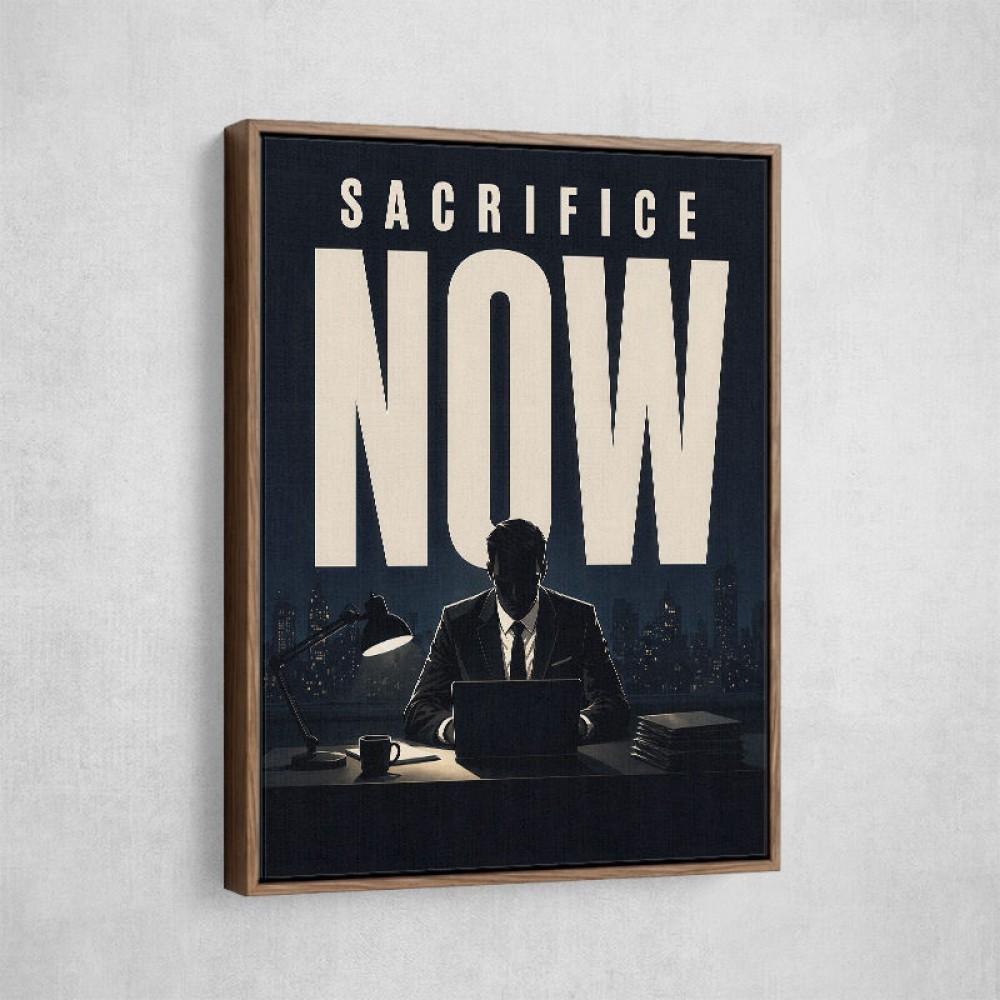 Sacrifice Now – Late Night Hustle Poster 