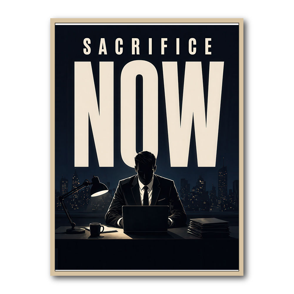 Sacrifice Now – Late Night Hustle Poster 