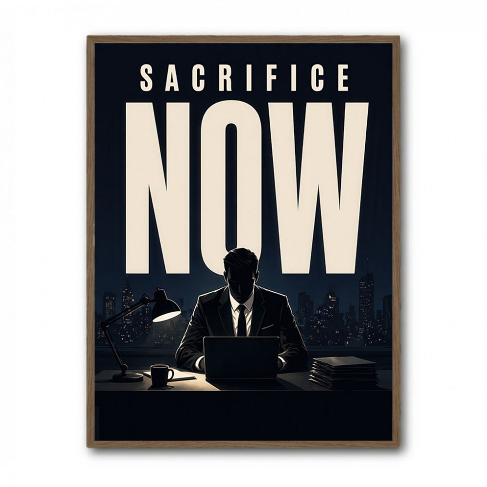 Sacrifice Now – Late Night Hustle Poster 