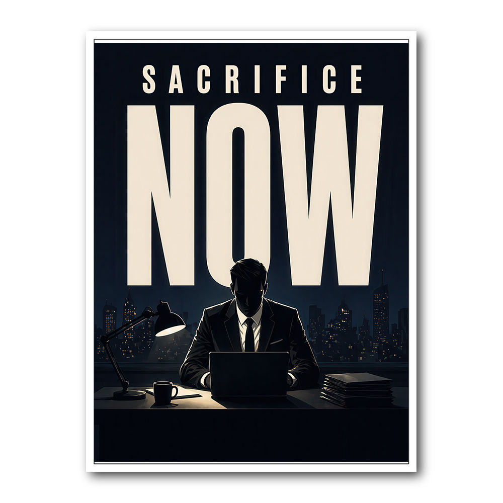 Sacrifice Now – Late Night Hustle Poster 