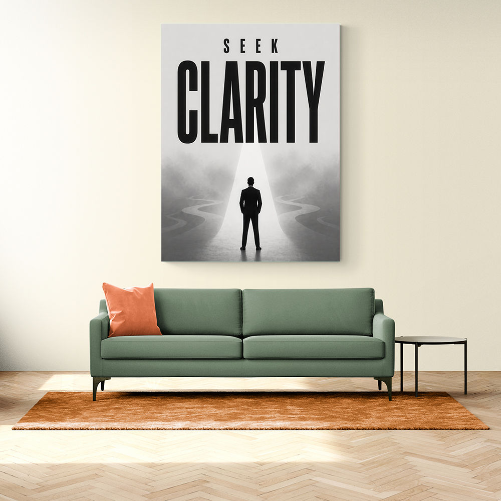 Seek Clarity – Vision & Purpose Wall Art 