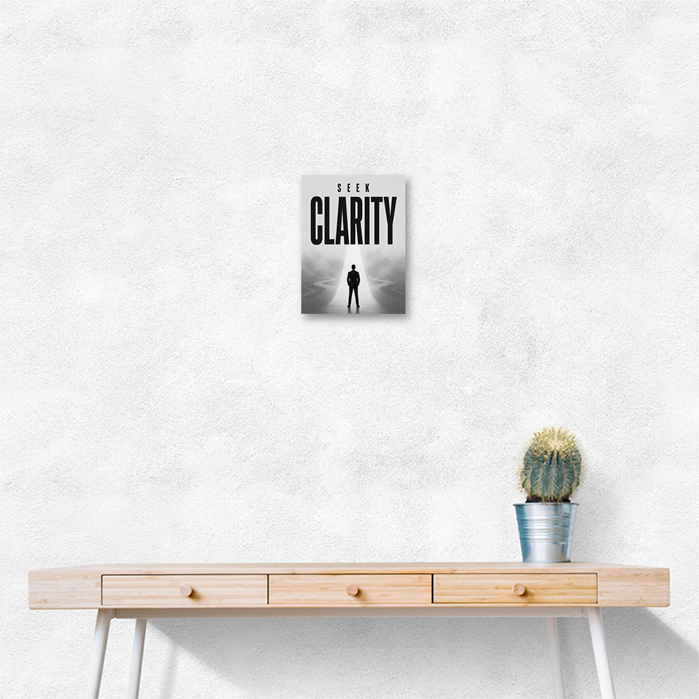 Seek Clarity – Vision & Purpose Wall Art 