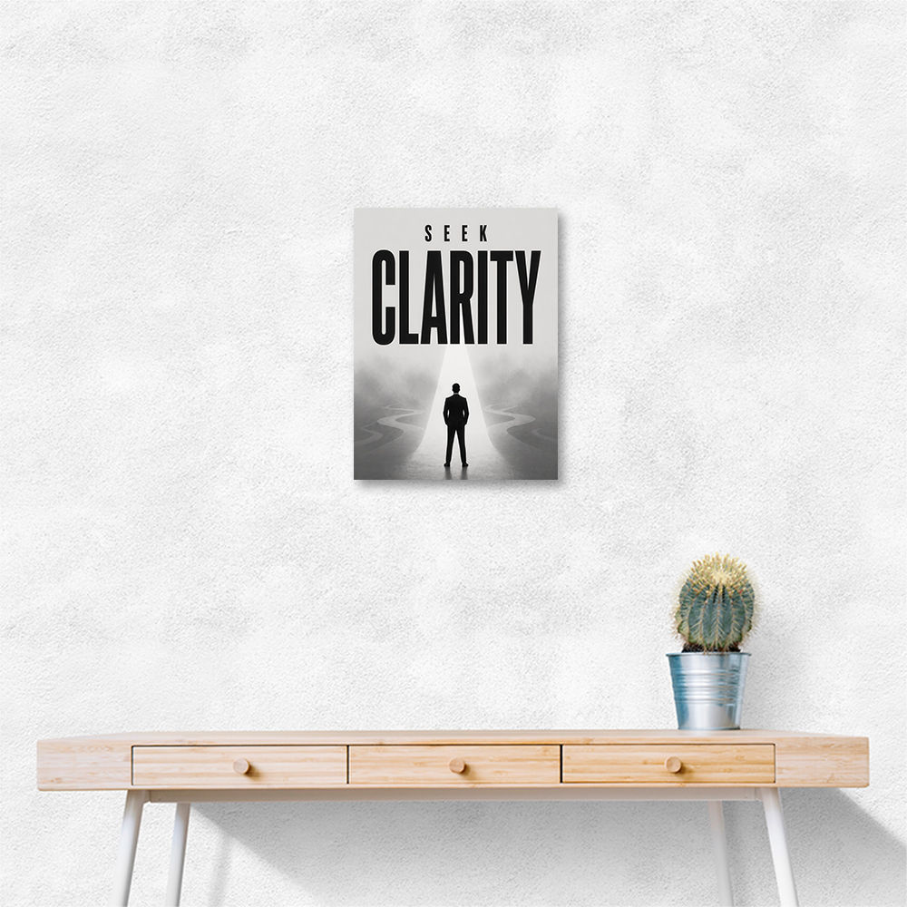 Seek Clarity – Vision & Purpose Wall Art 