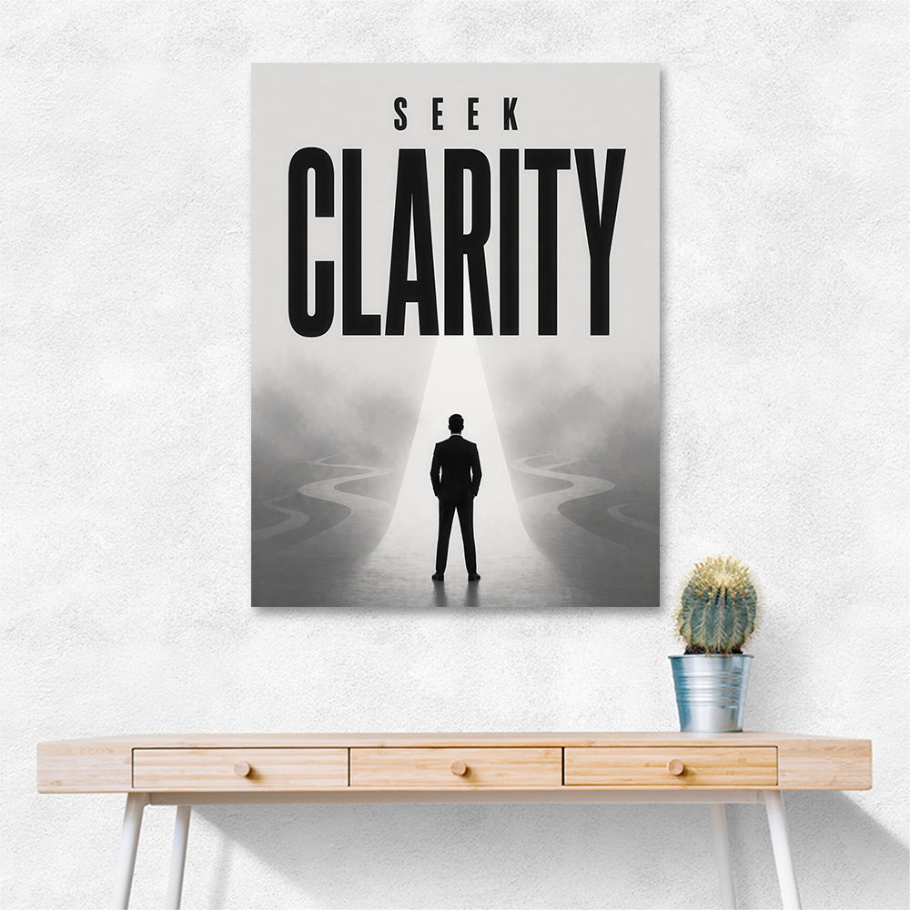 Seek Clarity – Vision & Purpose Wall Art 