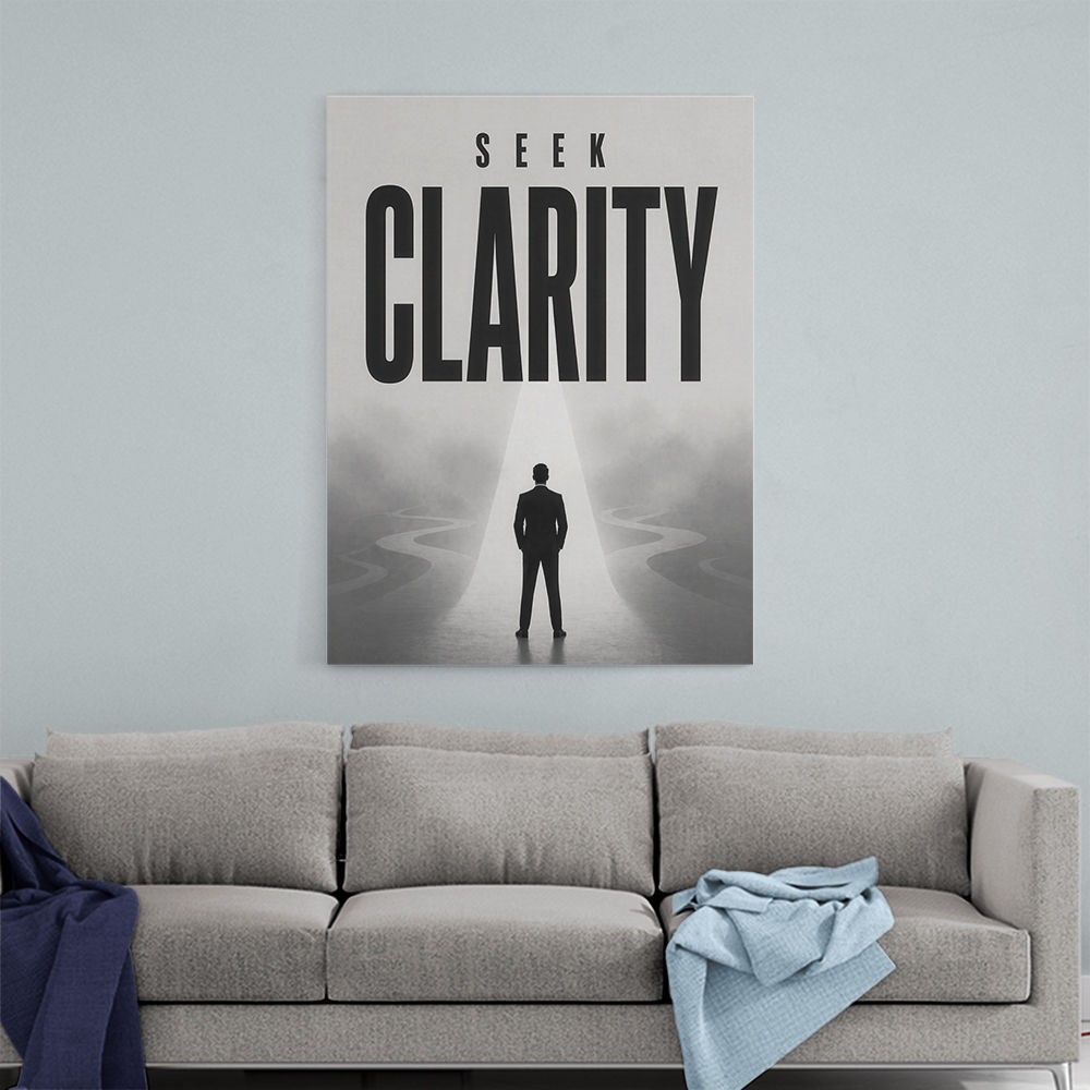 Seek Clarity – Vision & Purpose Wall Art 