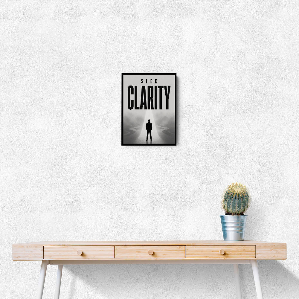 Seek Clarity – Vision & Purpose Wall Art 