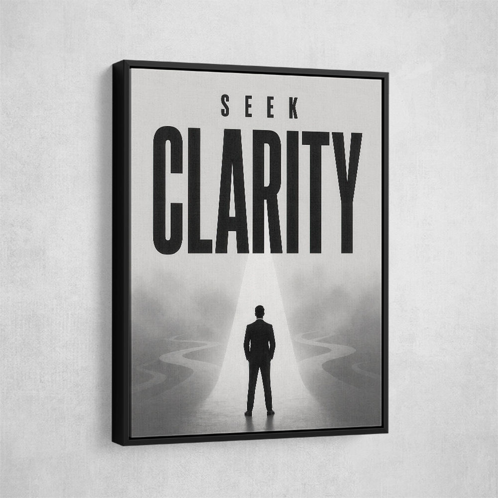 Seek Clarity – Vision & Purpose Wall Art 