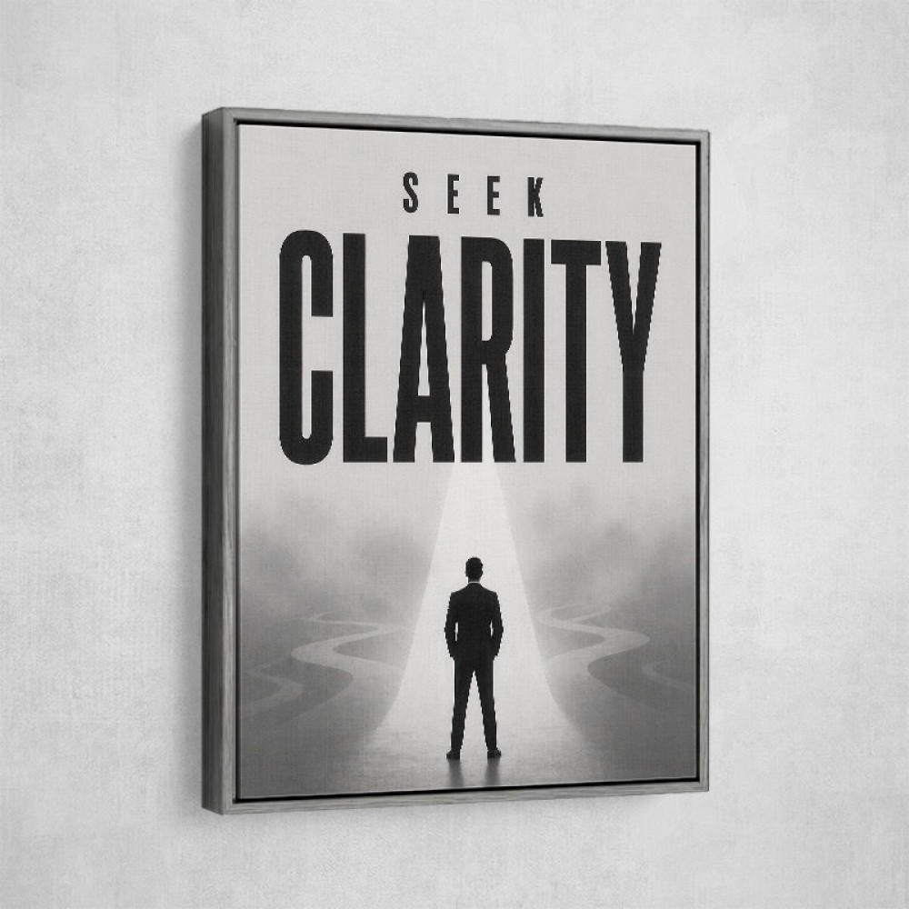 Seek Clarity – Vision & Purpose Wall Art 
