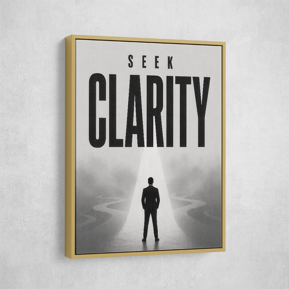 Seek Clarity – Vision & Purpose Wall Art 