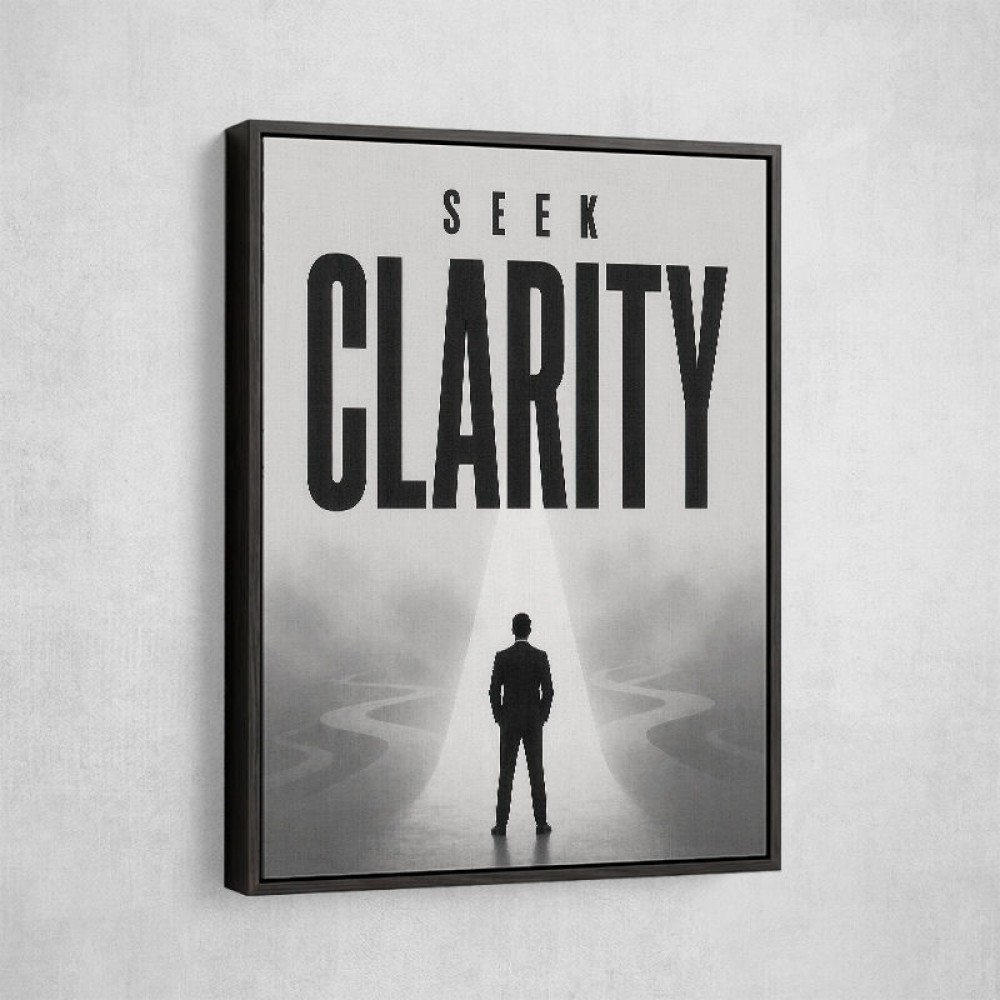 Seek Clarity – Vision & Purpose Wall Art 