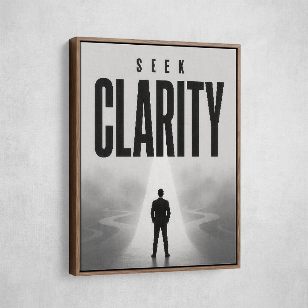 Seek Clarity – Vision & Purpose Wall Art 
