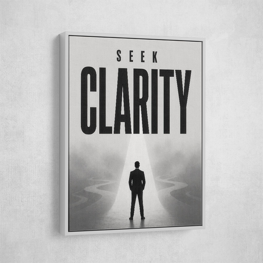 Seek Clarity – Vision & Purpose Wall Art 