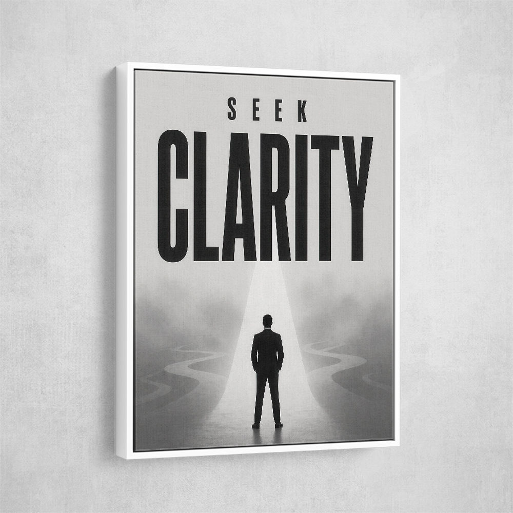 Seek Clarity – Vision & Purpose Wall Art 