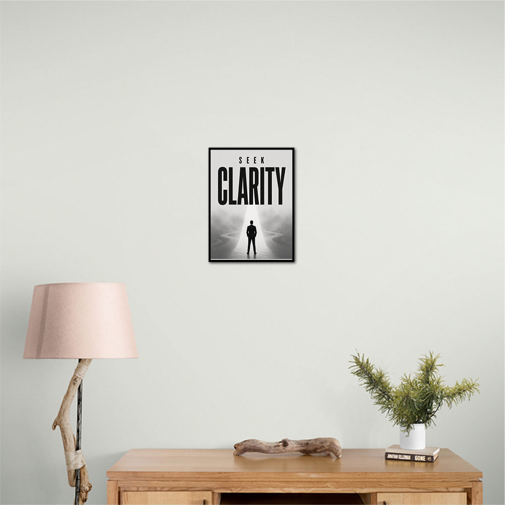 Seek Clarity – Vision & Purpose Wall Art 
