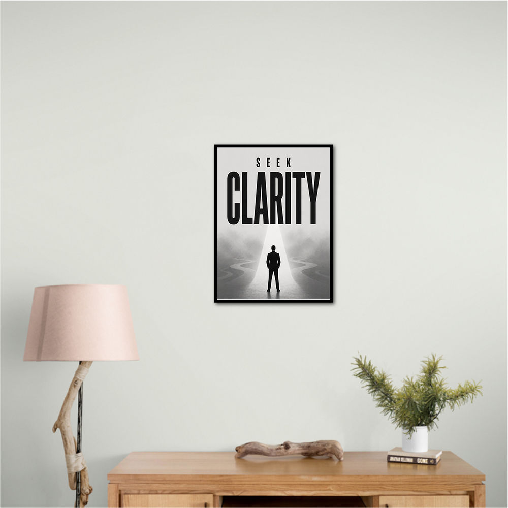 Seek Clarity – Vision & Purpose Wall Art 