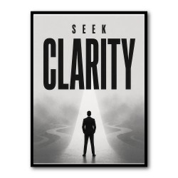 Seek Clarity – Vision & Purpose Wall Art 