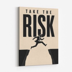 Take the Risk – Bold Action Motivation Print 