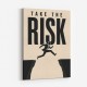 Take the Risk – Bold Action Motivation Print 