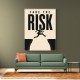 Take the Risk – Bold Action Motivation Print 