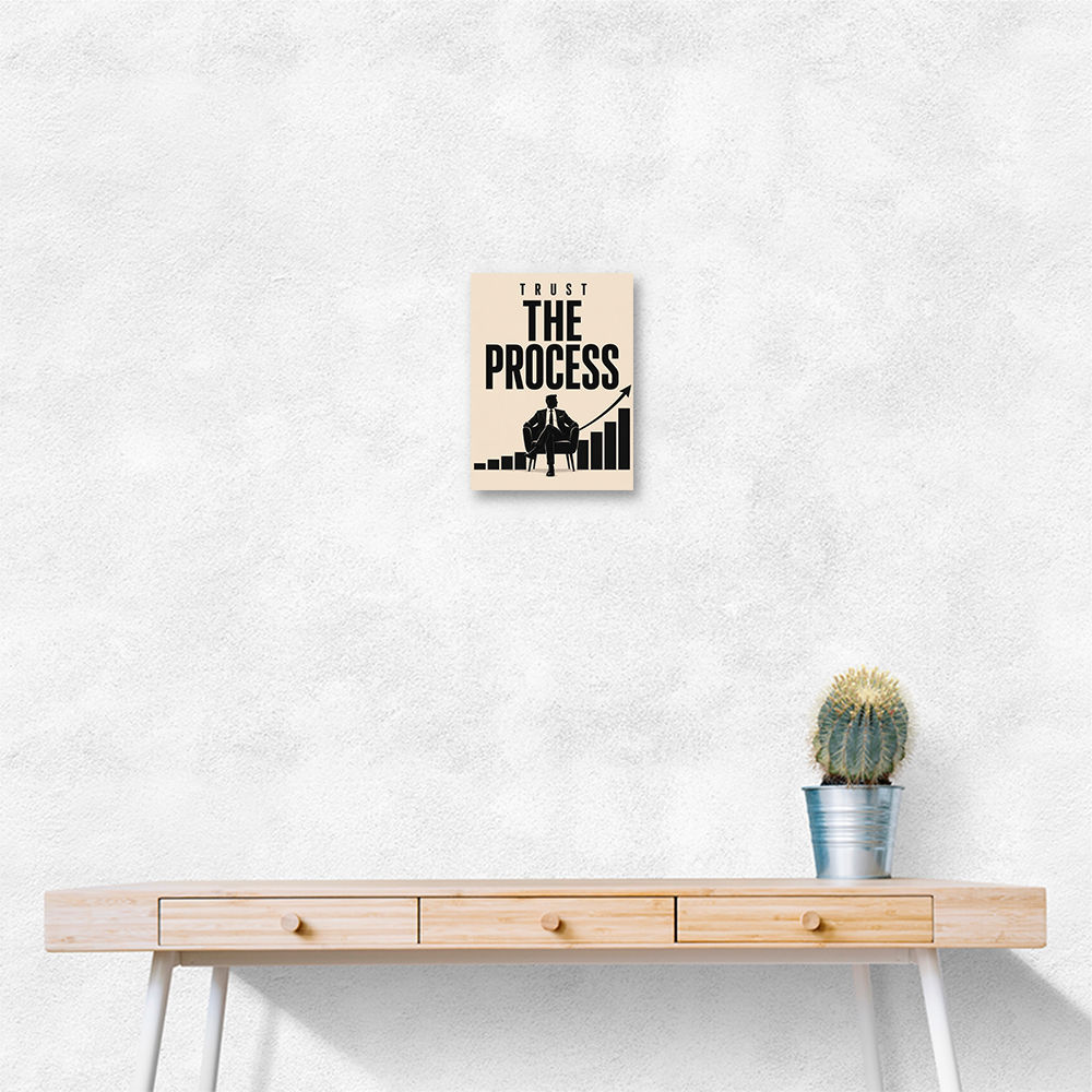 Trust the Process – Growth Chart Motivation Print 
