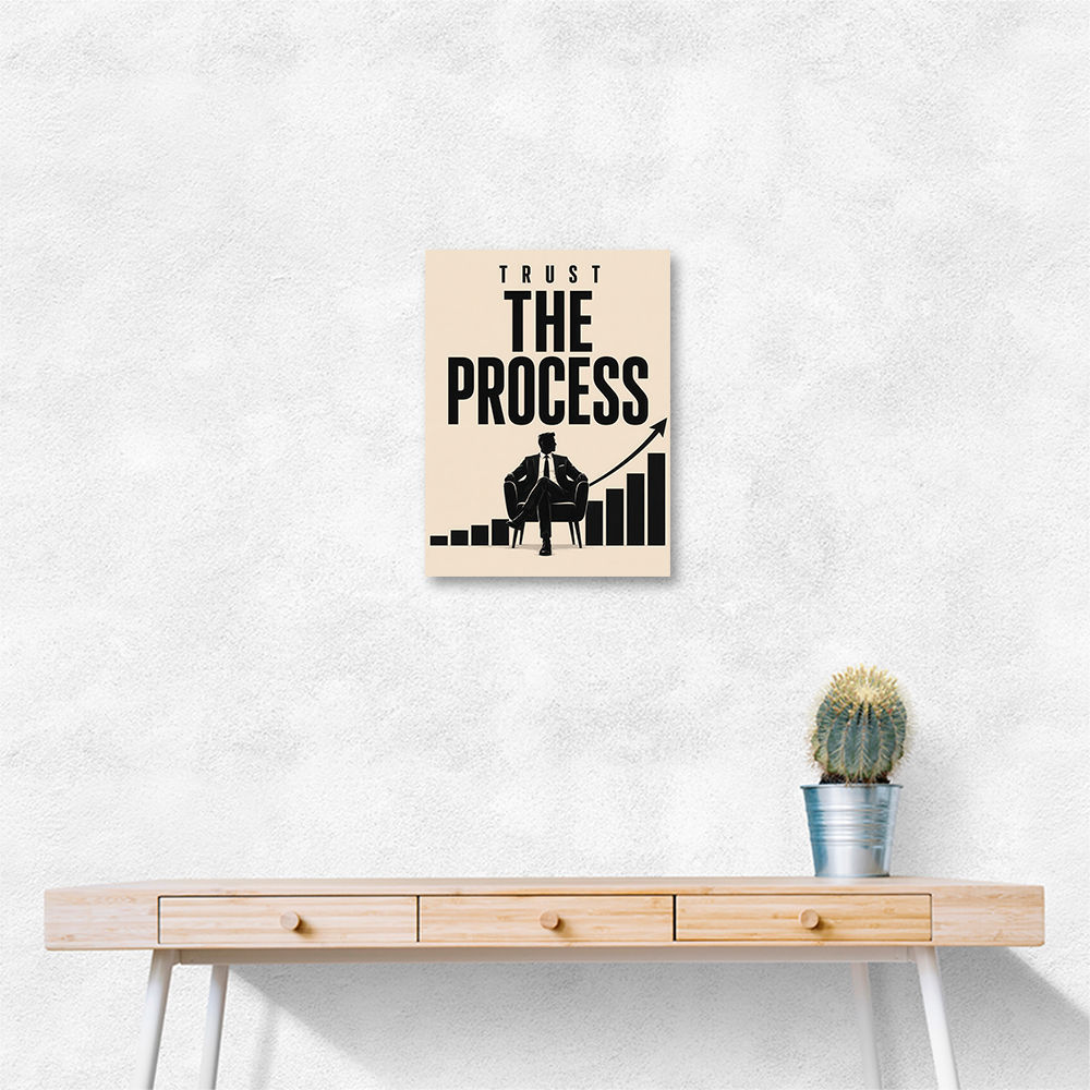 Trust the Process – Growth Chart Motivation Print 