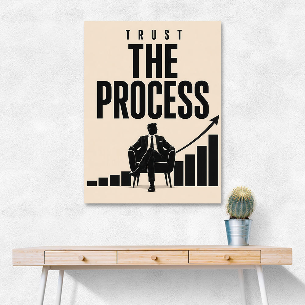 Trust the Process – Growth Chart Motivation Print 