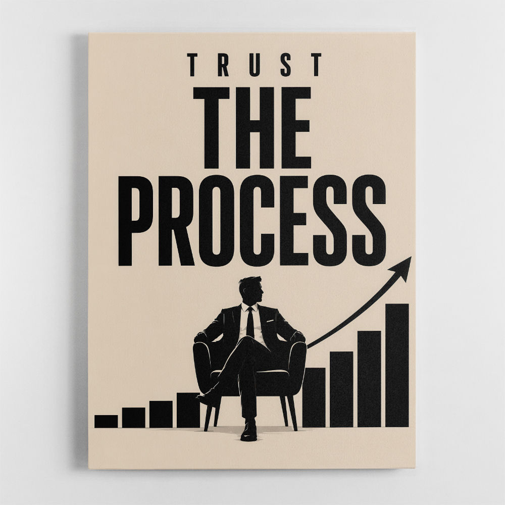 Trust the Process – Growth Chart Motivation Print 