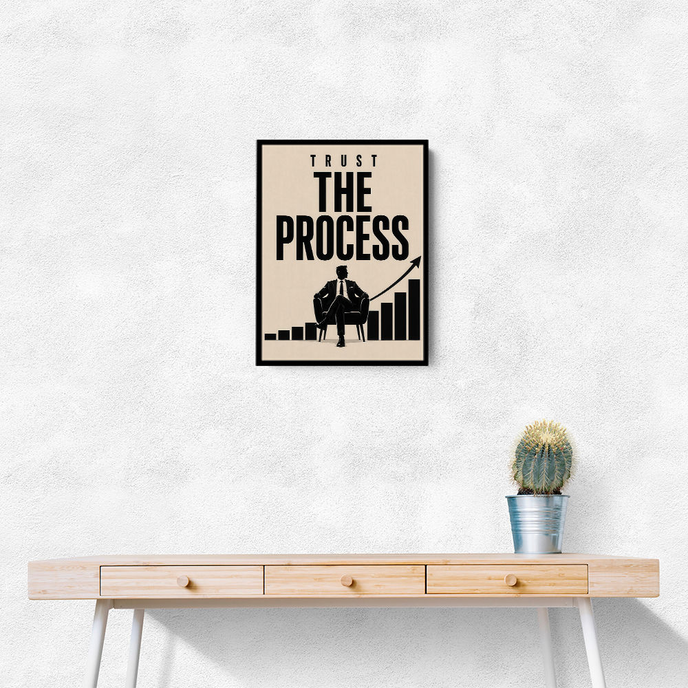 Trust the Process – Growth Chart Motivation Print 