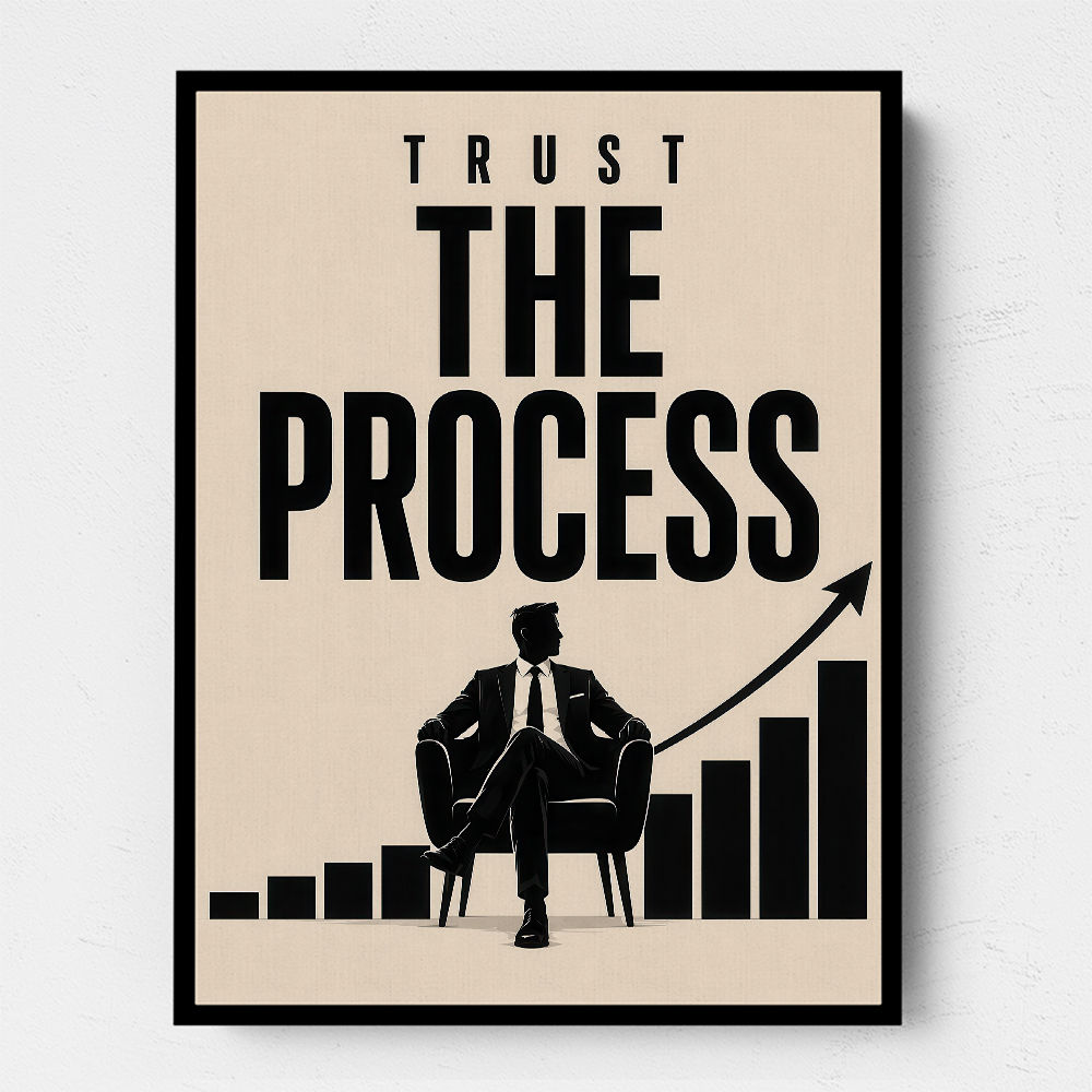 Trust the Process – Growth Chart Motivation Print 
