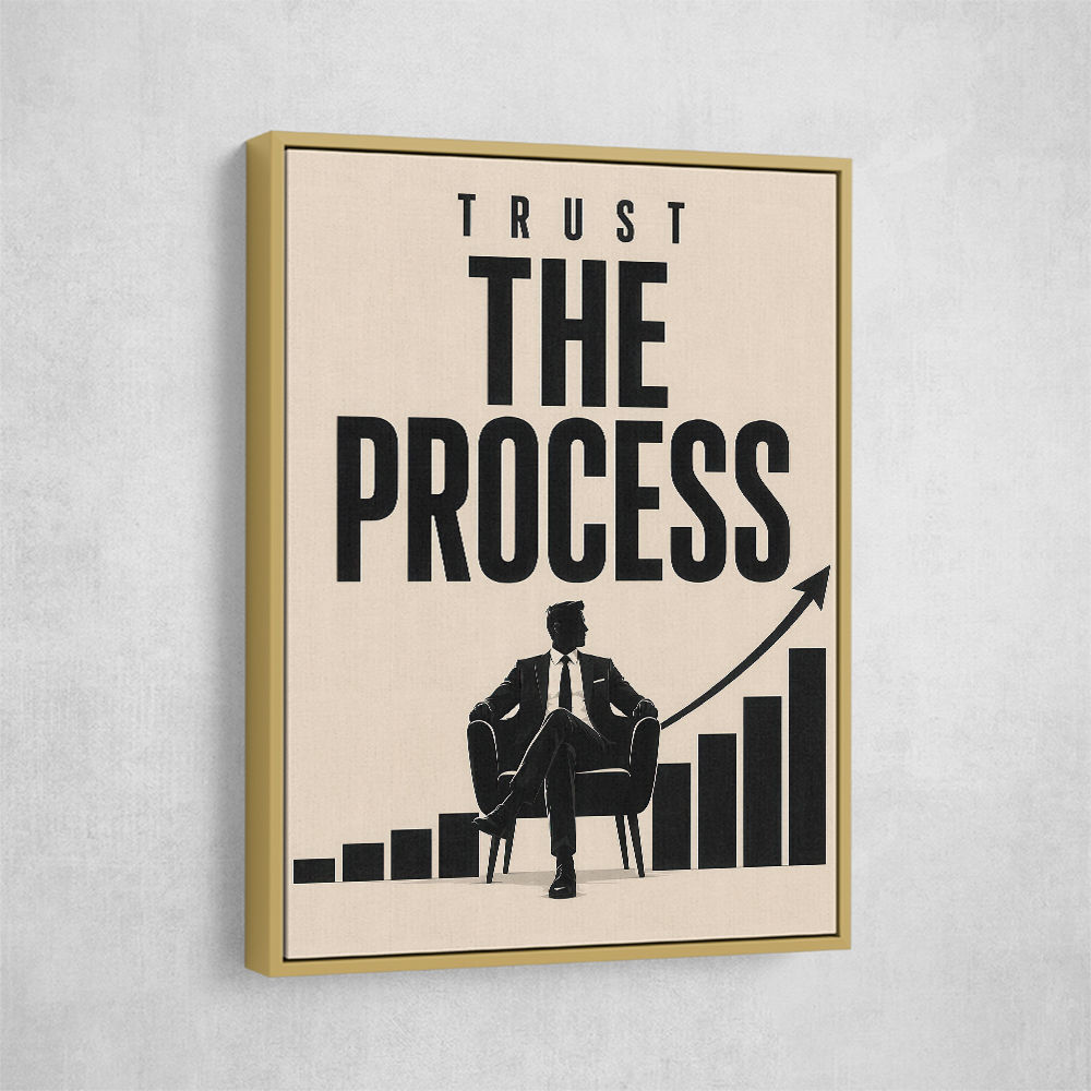 Trust the Process – Growth Chart Motivation Print 