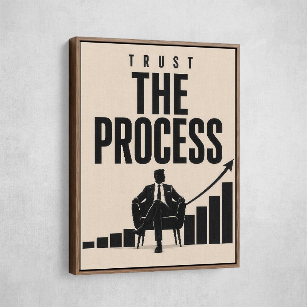 Trust the Process – Growth Chart Motivation Print 