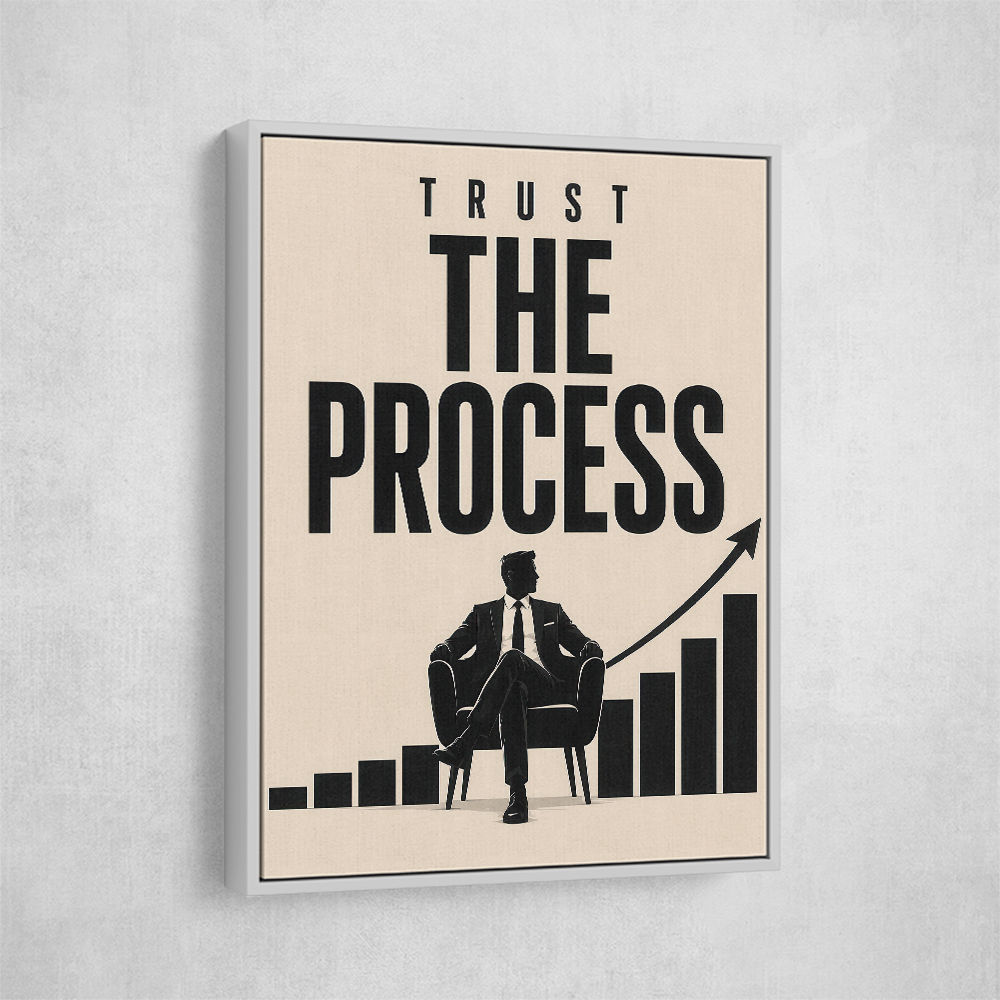 Trust the Process – Growth Chart Motivation Print 