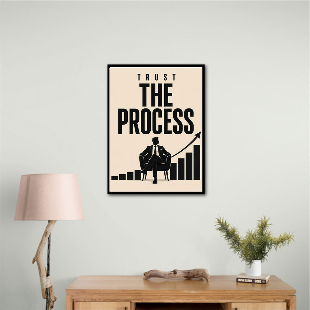 Trust the Process – Growth Chart Motivation Print 