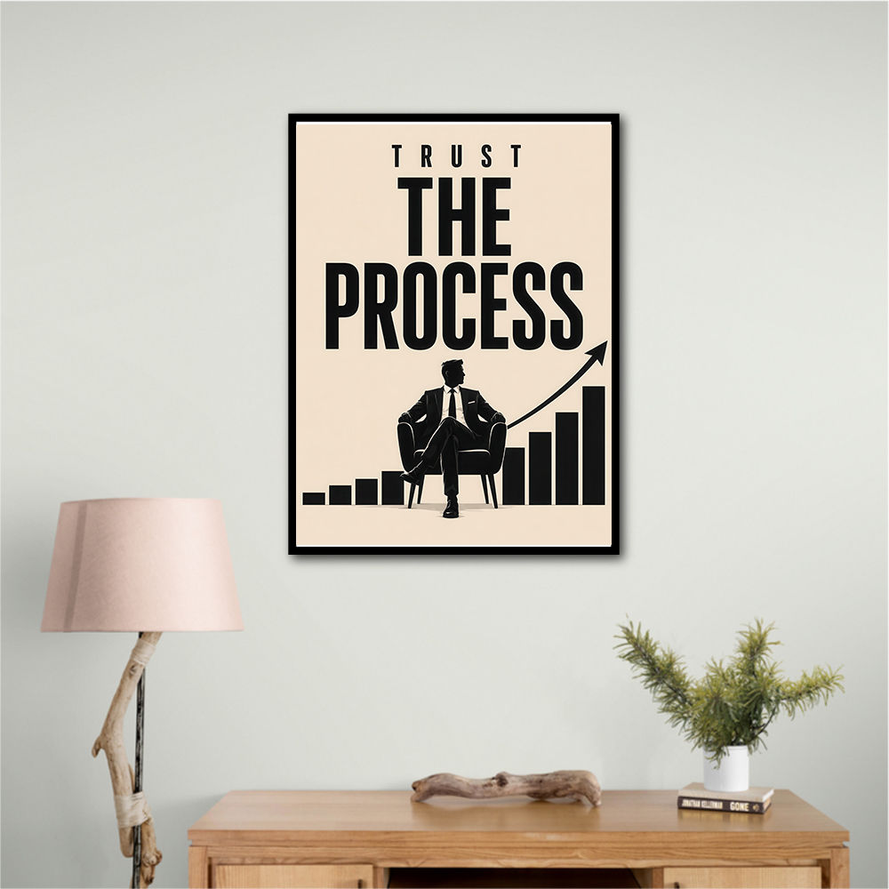 Trust the Process – Growth Chart Motivation Print 