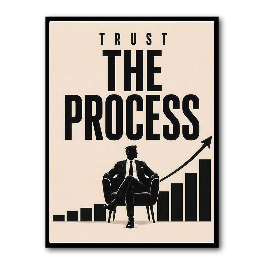 Trust the Process – Growth Chart Motivation Print 