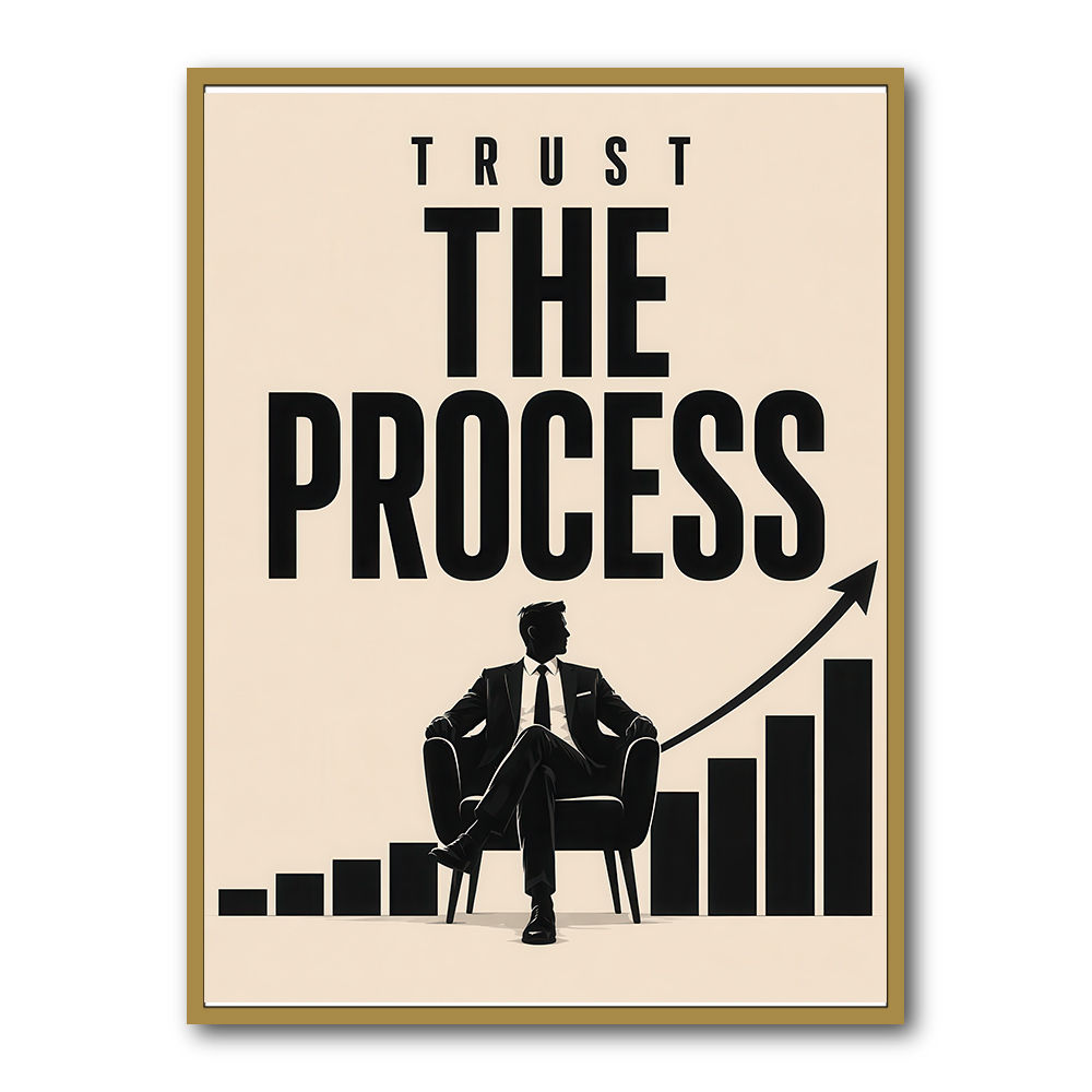 Trust the Process – Growth Chart Motivation Print 