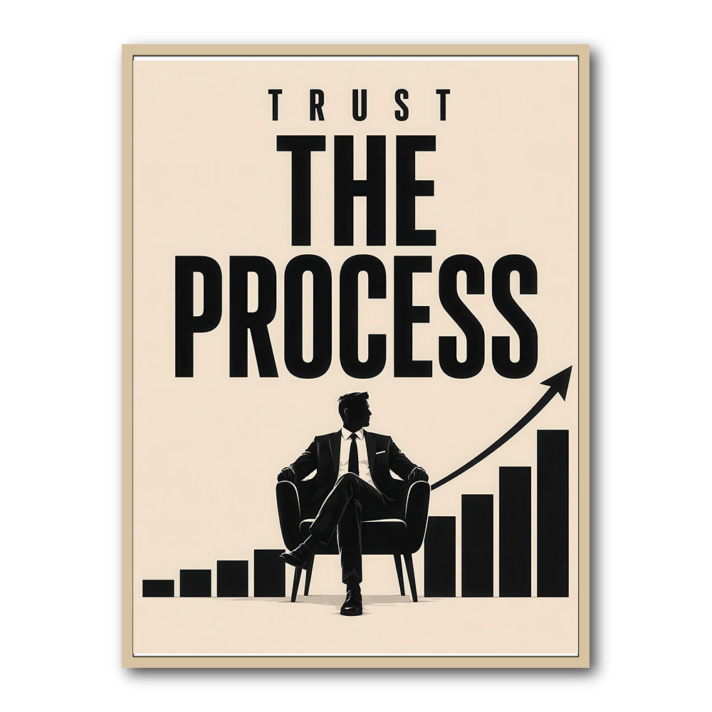 Trust the Process – Growth Chart Motivation Print 