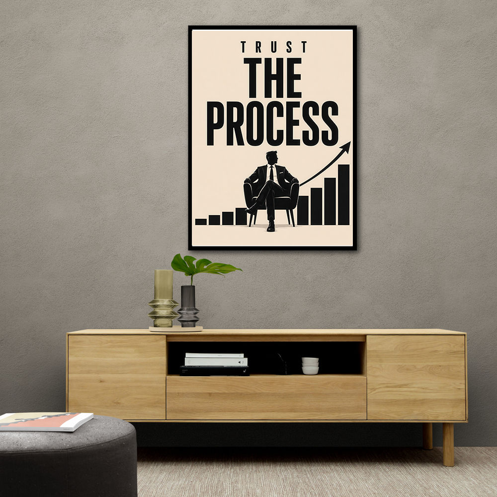 Trust the Process – Growth Chart Motivation Print 