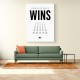 Consistency Wins – Golf Ball Alignment Wall Art