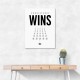 Consistency Wins – Golf Ball Alignment Wall Art