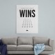 Consistency Wins – Golf Ball Alignment Wall Art