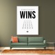 Consistency Wins – Golf Ball Alignment Wall Art