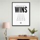 Consistency Wins – Golf Ball Alignment Wall Art